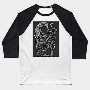 Josh Kiszka II Black and White Baseball T-Shirt